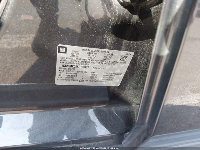Aukcja sprzedaży 2015 Gmc Yukon Slt, vin: 1GKS2BKC6FR188327, numer aukcji: 45473769