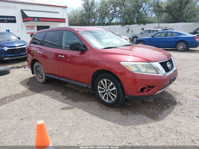 2013 Nissan Pathfinder S მანქანა იყიდება აუქციონზე, vin: 5N1AR2MM1DC670238, აუქციონის ნომერი: 45474031