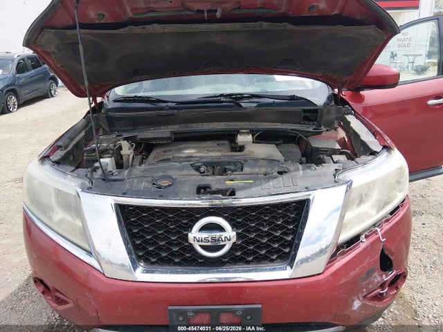 2013 Nissan Pathfinder S მანქანა იყიდება აუქციონზე, vin: 5N1AR2MM1DC670238, აუქციონის ნომერი: 45474031