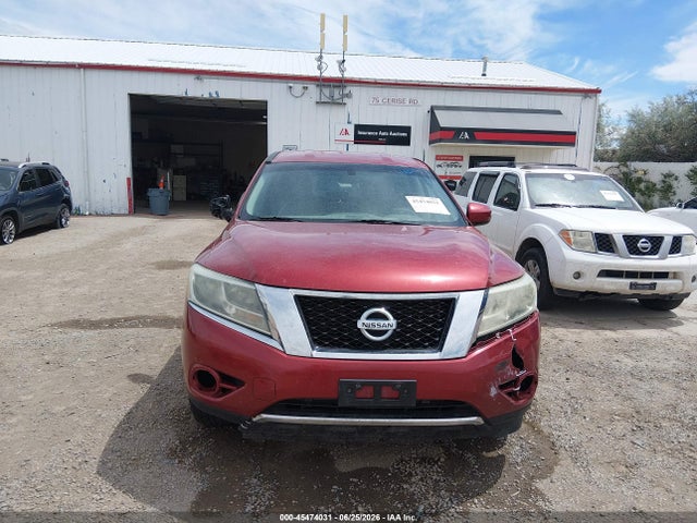 2013 Nissan Pathfinder S მანქანა იყიდება აუქციონზე, vin: 5N1AR2MM1DC670238, აუქციონის ნომერი: 45474031