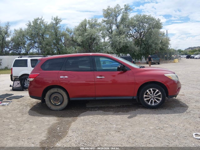 2013 Nissan Pathfinder S მანქანა იყიდება აუქციონზე, vin: 5N1AR2MM1DC670238, აუქციონის ნომერი: 45474031