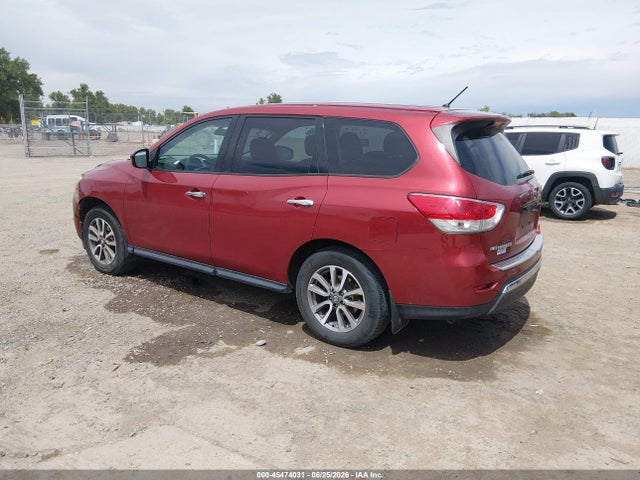 2013 Nissan Pathfinder S მანქანა იყიდება აუქციონზე, vin: 5N1AR2MM1DC670238, აუქციონის ნომერი: 45474031