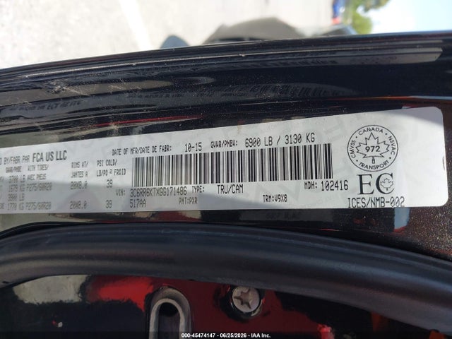Aukcja sprzedaży 2016 Ram 1500 St, vin: 3C6RR6KTXGG171486, numer aukcji: 45474147