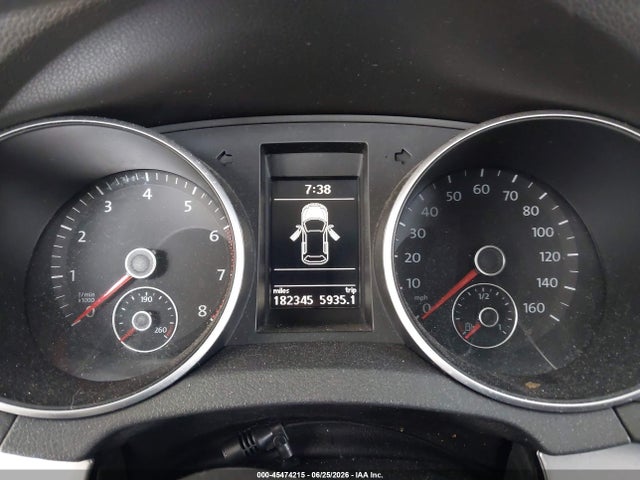 45474215 :رقم المزاد ، WVWDB7AJ8CW272924 vin ، 2012 Volkswagen Golf 2.5l 4-door مزاد بيع