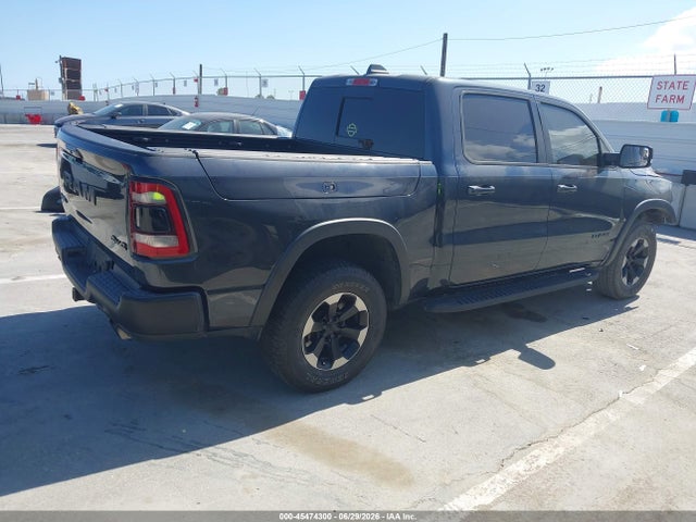 45474300 :رقم المزاد ، 1C6SRFLT1KN791806 vin ، 2019 Ram 1500 Rebel  4x4 5'7 Box مزاد بيع