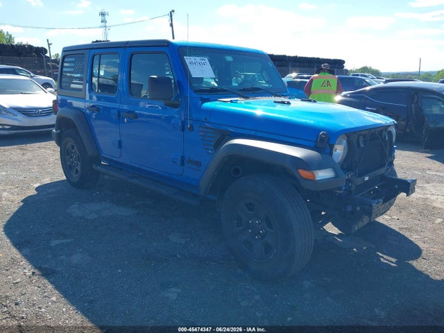 45474347 :رقم المزاد ، 1C4HJXDN1NW246624 vin ، 2022 Jeep Wrangler Unlimited Sport 4x4 مزاد بيع