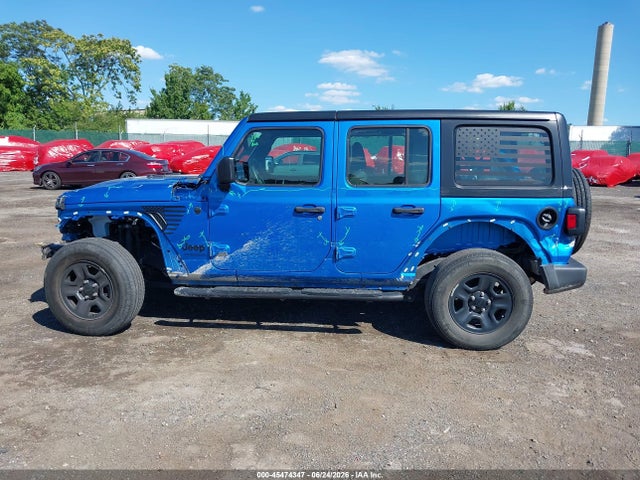 45474347 :رقم المزاد ، 1C4HJXDN1NW246624 vin ، 2022 Jeep Wrangler Unlimited Sport 4x4 مزاد بيع