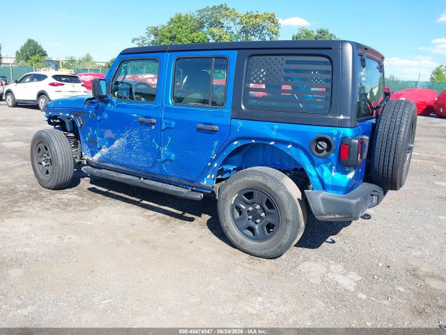 45474347 :رقم المزاد ، 1C4HJXDN1NW246624 vin ، 2022 Jeep Wrangler Unlimited Sport 4x4 مزاد بيع