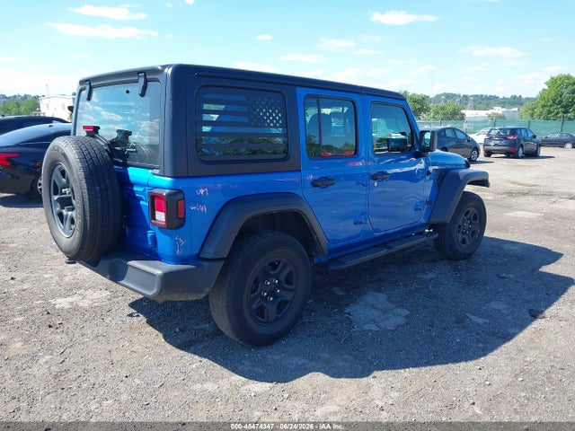 45474347 :رقم المزاد ، 1C4HJXDN1NW246624 vin ، 2022 Jeep Wrangler Unlimited Sport 4x4 مزاد بيع