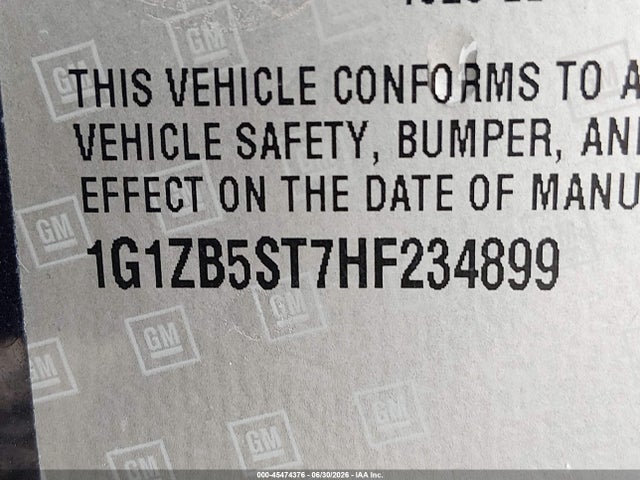 1G1ZB5ST7HF234899 Chevrolet MALIBU LS