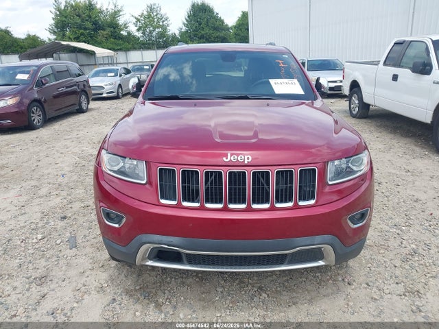 Auction sale of the 2014 Jeep Grand Cherokee Limited, vin: 1C4RJFBG3EC526386, lot number: 45474542
