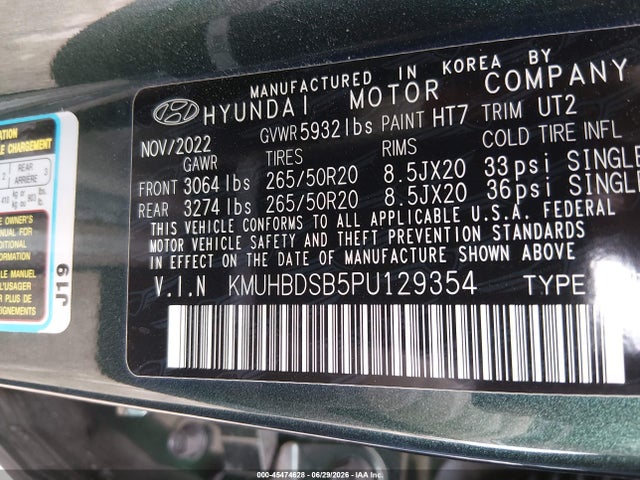 Genesis Gv80 2.5t Awd 2023 KMUHBDSB5PU129354 Image 9