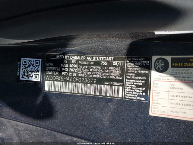 45474682 :رقم المزاد ، WDDPK5HA6CF023079 vin ، 2012 Mercedes-benz Slk 350 مزاد بيع