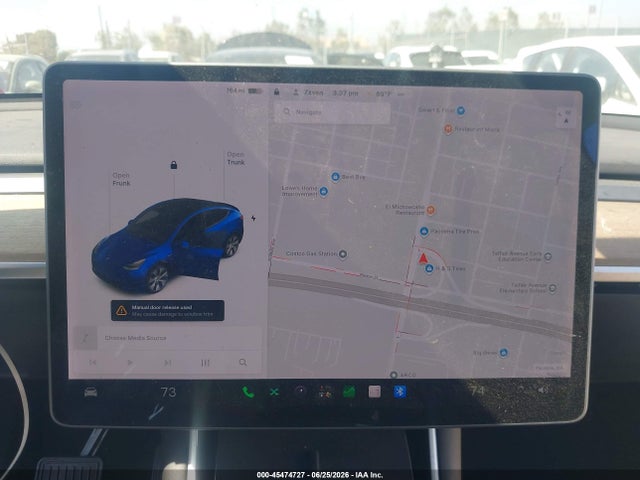 2020 Tesla Model Y Long Range Dual Motor All-wheel Drive მანქანა იყიდება აუქციონზე, vin: 5YJYGDEE1LF057906, აუქციონის ნომერი: 45474727