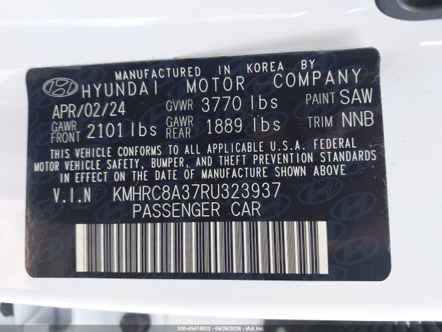Hyundai Venue Sel 2024 KMHRC8A37RU323937 Image 9