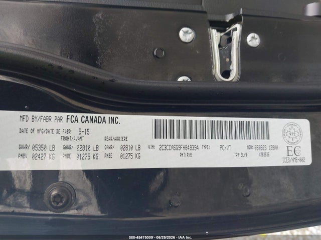 2C3CCASG9FH849394 Chrysler 300c Platinum