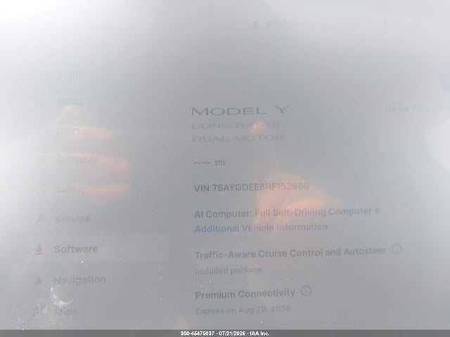 Aukcja sprzedaży 2024 Tesla Model Y Long Range Dual Motor All-wheel Drive, vin: 7SAYGDEE8RF152989, numer aukcji: 45475037