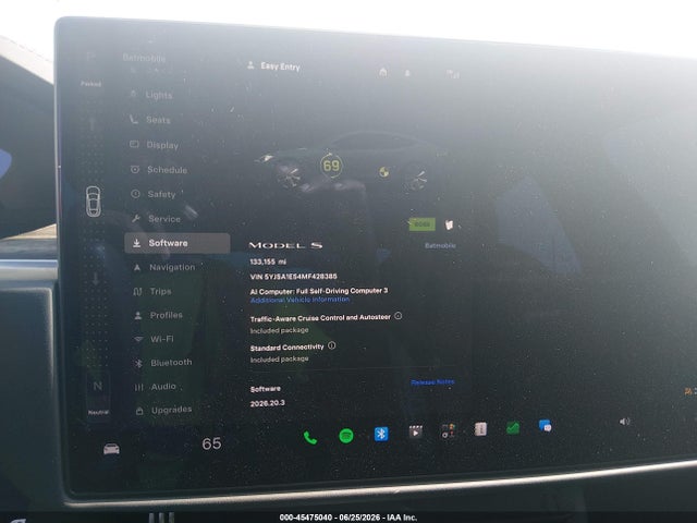 Продаж на аукціоні авто 2021 Tesla Model S Long Range Dual Motor All-wheel Drive, vin: 5YJSA1E54MF428385, номер лоту: 45475040