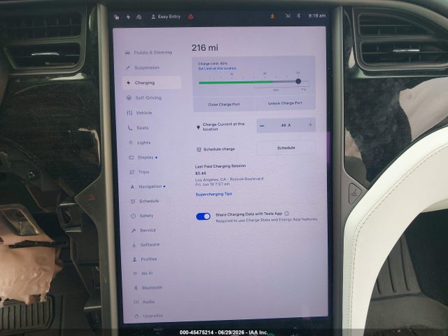 Продаж на аукціоні авто 2020 Tesla Model X Long Range Dual Motor All-wheel Drive/long Range Plus Dual Motor All-wheel Drive, vin: 5YJXCBE20LF303863, номер лоту: 45475214