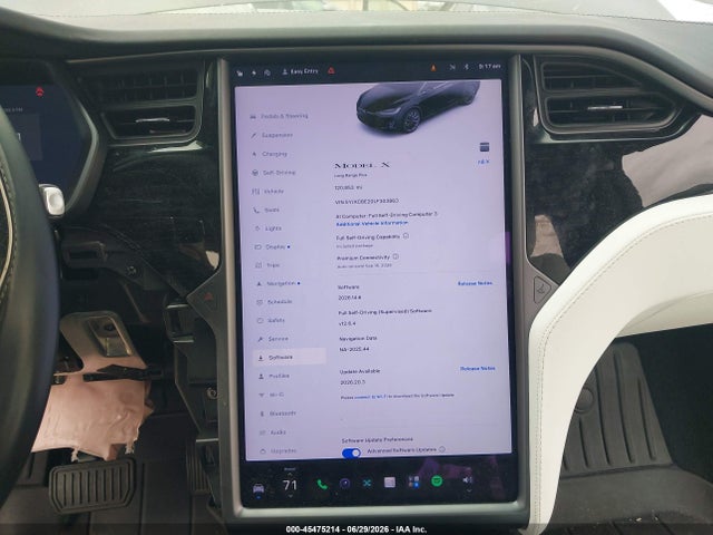 Продаж на аукціоні авто 2020 Tesla Model X Long Range Dual Motor All-wheel Drive/long Range Plus Dual Motor All-wheel Drive, vin: 5YJXCBE20LF303863, номер лоту: 45475214