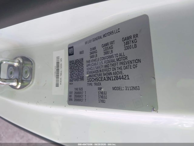 1GCHSCEA3N1284421 Chevrolet Colorado 2wd Long Box Lt