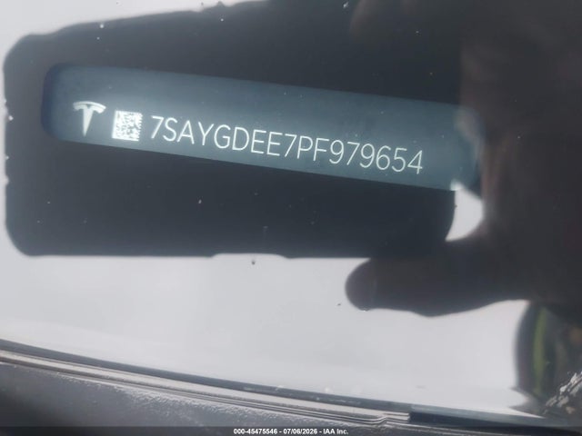 Продаж на аукціоні авто 2023 Tesla Model Y Awd/long Range Dual Motor All-wheel Drive, vin: 7SAYGDEE7PF979654, номер лоту: 45475546