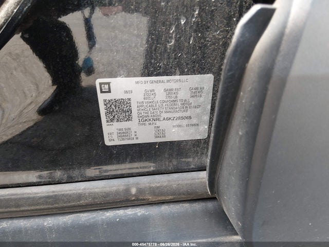 1GKKNRLA6KZ285065 GMC Acadia Sle-1