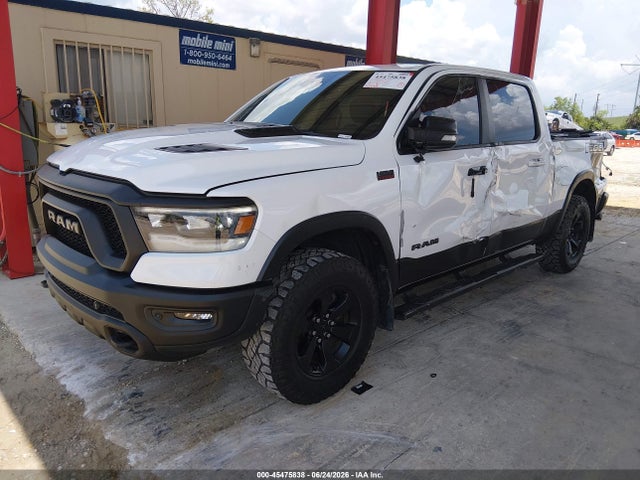 45475838 :رقم المزاد ، 1C6SRFLT8NN434000 vin ، 2022 Ram 1500 Rebel  4x4 5'7 Box مزاد بيع