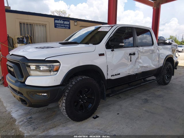 45475838 :رقم المزاد ، 1C6SRFLT8NN434000 vin ، 2022 Ram 1500 Rebel  4x4 5'7 Box مزاد بيع