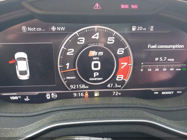 Продаж на аукціоні авто 2018 Audi S5 3.0t Premium Plus, vin: WAUB4CF50JA005547, номер лоту: 45475906