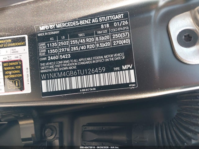 Auction sale of the 2026 Mercedes-benz Glc 300, vin: W1NKM4GB6TU126459, lot number: 45475916