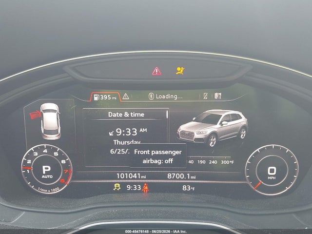 Aukcja sprzedaży 2018 Audi Q5 2.0t Premium/2.0t Tech Premium, vin: WA1CNAFY9J2098401, numer aukcji: 45476148