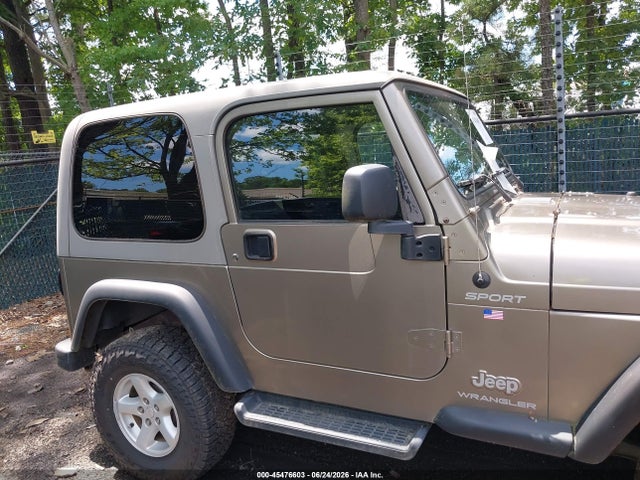 Продажа на аукционе авто 2003 Jeep Wrangler Sport, vin: 1J4FA49S33P332653, номер лота: 45476603