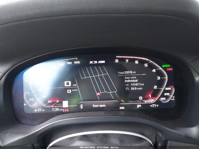 Aukcja sprzedaży 2023 Bmw X3 M, vin: 5YM13EC02P9R45467, numer aukcji: 45476689