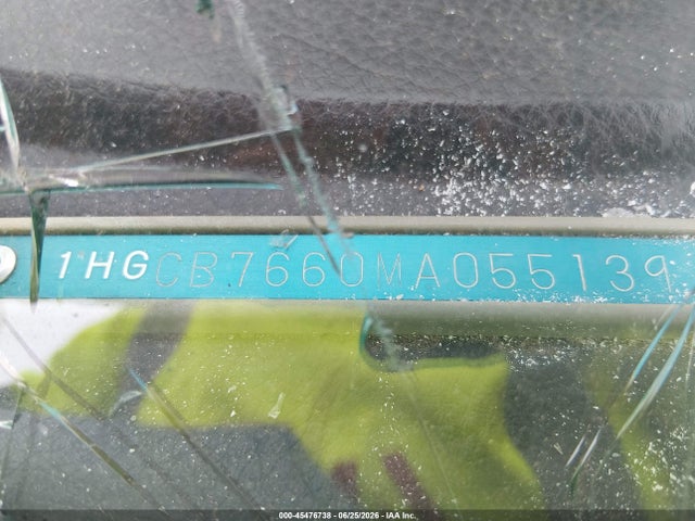 Продаж на аукціоні авто 1991 Honda Accord Ex/ex-r, vin: 1HGCB7660MA055139, номер лоту: 45476738