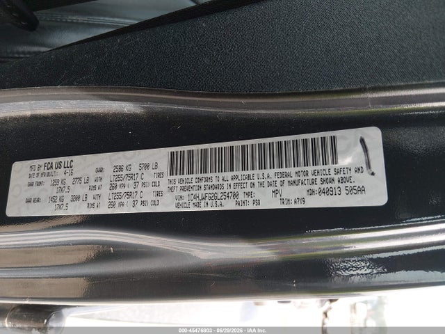 1C4HJWFG2GL254700 Jeep Wrangler Unlimited Rubicon