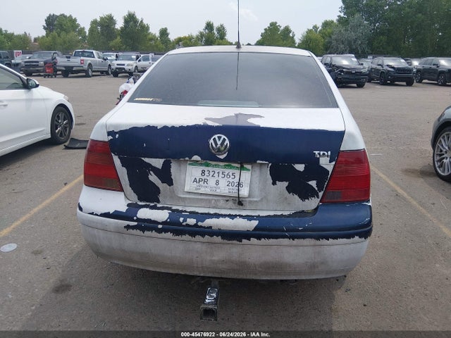 2001 Volkswagen Jetta Gls Tdi მანქანა იყიდება აუქციონზე, vin: 3VWSP69M51M179659, აუქციონის ნომერი: 45476922