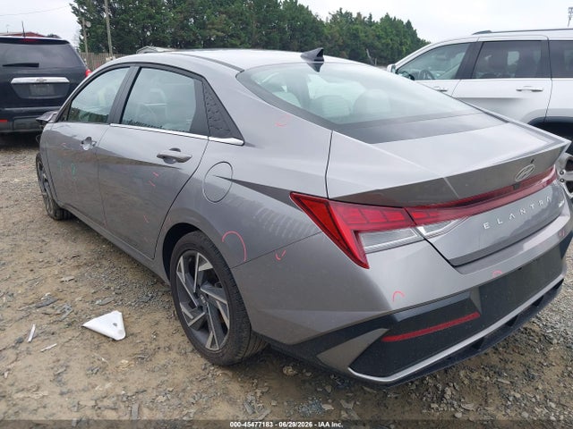 2025 Hyundai Elantra Limited მანქანა იყიდება აუქციონზე, vin: KMHLP4DG9SU908428, აუქციონის ნომერი: 45477183
