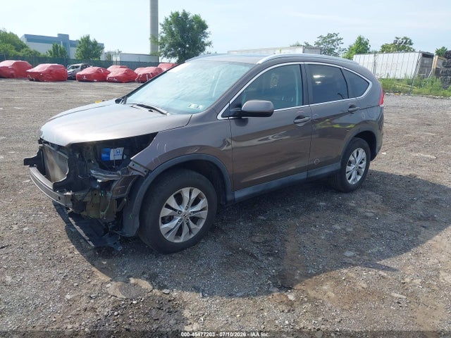 Honda Cr-v Ex-l 2014 2HKRM4H75EH683778 Image 2