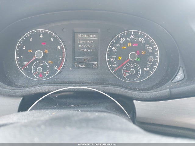 2014 Volkswagen Passat 2.5l Se მანქანა იყიდება აუქციონზე, vin: 1VWBP7A32EC002664, აუქციონის ნომერი: 45477275