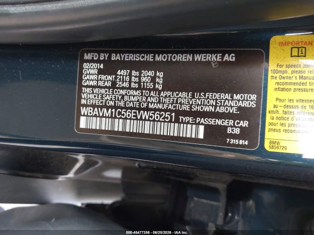 BMW X1 Sdrive28i 2014 WBAVM1C56EVW56251 Image 9