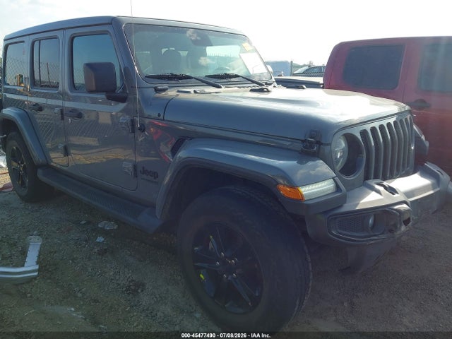 45477490 :رقم المزاد ، 1C4HJXENXMW563976 vin ، 2021 Jeep Wrangler Unlimited Sahara Altitude 4x4 مزاد بيع