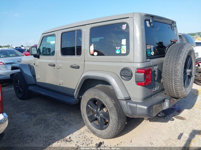 45477490 :رقم المزاد ، 1C4HJXENXMW563976 vin ، 2021 Jeep Wrangler Unlimited Sahara Altitude 4x4 مزاد بيع