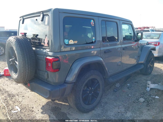 45477490 :رقم المزاد ، 1C4HJXENXMW563976 vin ، 2021 Jeep Wrangler Unlimited Sahara Altitude 4x4 مزاد بيع