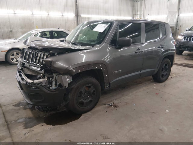 2016 Jeep Renegade Sport მანქანა იყიდება აუქციონზე, vin: ZACCJBAT1GPD71042, აუქციონის ნომერი: 45477531