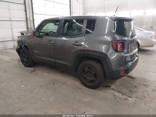 2016 Jeep Renegade Sport მანქანა იყიდება აუქციონზე, vin: ZACCJBAT1GPD71042, აუქციონის ნომერი: 45477531