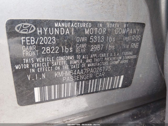 KMHM54AA7PA026175 Hyundai Ioniq 6 Limited