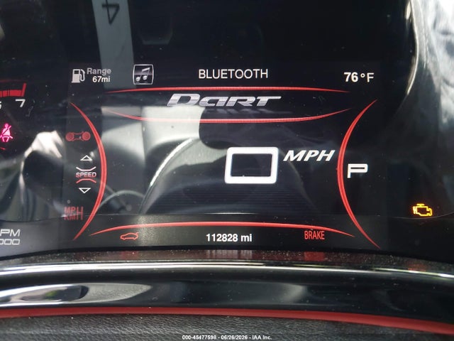 2014 Dodge Dart Gt მანქანა იყიდება აუქციონზე, vin: 1C3CDFEBXED876660, აუქციონის ნომერი: 45477598