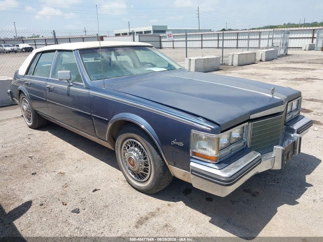 1984 Cadillac Seville მანქანა იყიდება აუქციონზე, vin: 1G6AS6982EE822919, აუქციონის ნომერი: 45477666