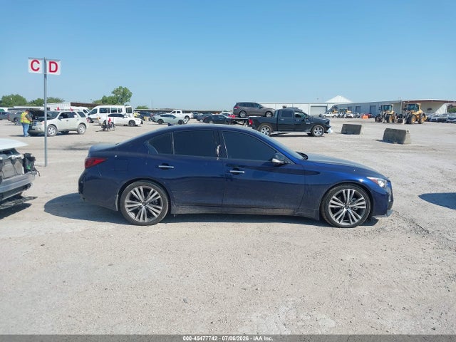 45477742 :رقم المزاد ، JN1EV7CP0RM600163 vin ، 2024 Infiniti Q50 Sensory مزاد بيع